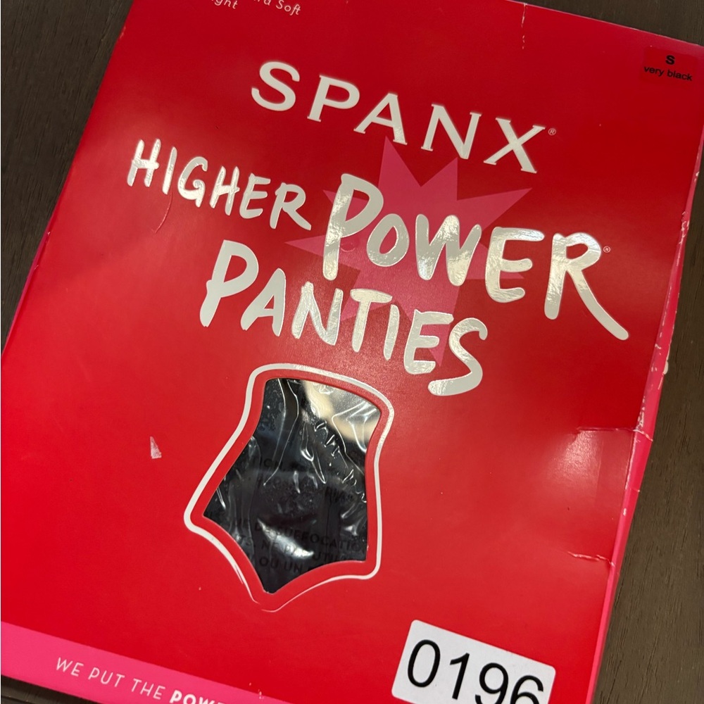SPANX Higher Power Panties - Black Sz Small New
